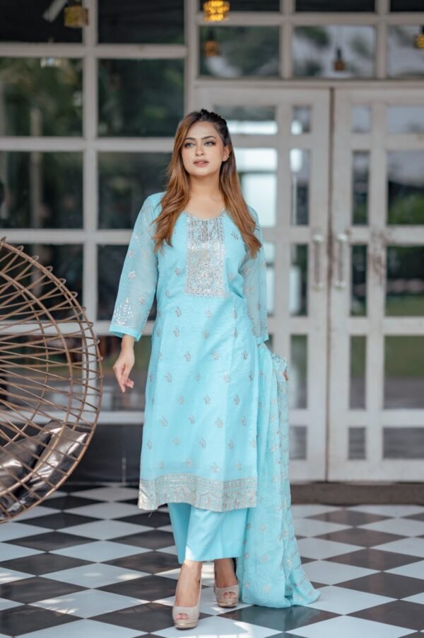 Indian shiffon 4 part paste colour